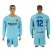 Barcelona #12 Rafinha Away Long Sleeves Soccer Club Jersey