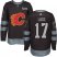 Adidas Calgary Flames #17 Milan Lucic Black 1917-2017 100th Anniversary Stitched NHL Jersey