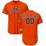 Houston Astros Majestic Alternate Flex Base Authentic Collection Custom Jersey Orange