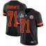Nike Kansas City Chiefs #71 Mitchell Schwartz Black Mens Super Bowl LV Bound Stitched NFL Limited Rush Jersey