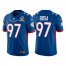 Mens San Francisco 49ers #97 Nick Bosa 2022 Royal NFC Pro Bowl Stitched Jersey