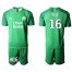 Marseille #16 Pele Green Goalkeeper Soccer Club Jersey