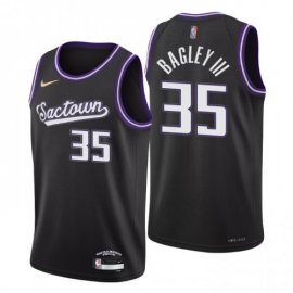 Sacramento Sacramento Kings #35 Marvin Bagley III Mens Nike Black 2021/22 Swingman NBA Jersey – City Edition Mens