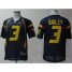West Virginia Mountaineers 3 Stedman Bailey Blue College Football NCAA Jerseys