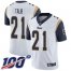 Nike Los Angeles Rams #21 Aqib Talib White Mens Stitched NFL 100th Season Vapor Limited Jersey