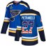 Adidas St. Louis Blues #27 Alex Pietrangelo Blue Home Authentic USA Flag Stanley Cup Champions Stitched NHL Jersey