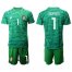 Belgium #1 Courtois Green Goalkeeper Soccer Country Jersey