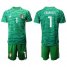 Belgium #1 Courtois Green Goalkeeper Soccer Country Jersey