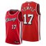Chicago Chicago Bulls #17 Garrett Temple Womens 2021-22 City Edition Red NBA Jersey Womens