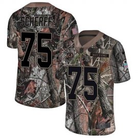 Nike Washington Football Team #75 Brandon Scherff Camo Mens Stitched NFL Limited Rush Realtree Jersey
