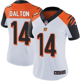 Nike Cincinnati Bengals #14 Andy Dalton White Womens Stitched NFL Vapor Untouchable Limited Jersey