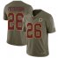 Nike Washington Football Team #26 Adrian Peterson Olive Mens Stitched NFL Limited 2017 Salute To Service Jersey