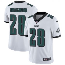 Nike Philadelphia Eagles #28 Wendell Smallwood White Mens Stitched NFL Vapor Untouchable Limited Jersey