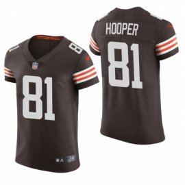Cleveland Browns #81 Austin Hooper Nike Mens Brwon Team Color Mens Stitched NFL 2020 Vapor Untouchable Elite Jersey