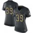 Nike Baltimore Ravens #39 Brandon Carr Black Womens Stitched NFL Limited 2016 Salute to Service Jersey