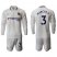 Chelsea #3 Marcos A. Away Long Sleeves Soccer Club Jersey