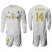 Real Madrid #14 Casemiro White Home Long Sleeves Soccer Club Jersey