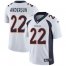 Nike Denver Broncos #22 C.J. Anderson White Mens Stitched NFL Vapor Untouchable Limited Jersey