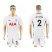 Tottenham Hotspur #2 Walker White Home Soccer Club Jersey