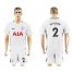 Tottenham Hotspur #2 Walker White Home Soccer Club Jersey