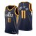 Nike Utah Jazz #11 Mike Conley Jr. Navy Mens 2021-22 NBA 75th Anniversary Diamond Swingman Jersey – Icon Edition Mens