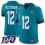 Nike Jacksonville Jaguars #12 Dede Westbrook Teal Green Alternate Mens Stitched NFL 100th Season Vapor Limited Jersey