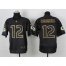 Nike Green Bay Packers #12 Aaron Rodgers Black Gold No. Fashion Mens Stitched NFL Elite Jersey