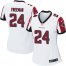Nike Atlanta Falcons #24 Devonta Freeman White Womens Stitched NFL Elite Jersey
