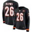 Nike Cincinnati Bengals #26 Trae Waynes Black Team Color Womens Stitched NFL Limited Therma Long Sleeve Jersey