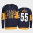Adidas Nashville Predators #55 Philippe Myers Mens 2022 Stadium Series Authentic NHL Jersey – Navy Mens