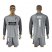 Atletico Madrid #1 Moya Grey Goalkeeper Long Sleeves Soccer Club Jersey