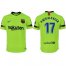 Barcelona #17 Paco Alcacer Away Soccer Club Jersey