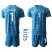 Spain #1 Casillas Blue Goalkeeper Kid Soccer Country Jersey