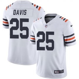 Nike Chicago Bears #25 Mike Davis White Mens 2019 Alternate Classic Stitched NFL Vapor Untouchable Limited Jersey