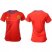 Womens Spain Blank Red Home Soccer Country Jersey