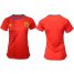 Womens Spain Blank Red Home Soccer Country Jersey