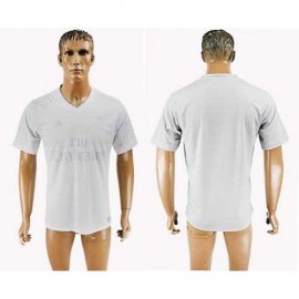 Real Madrid Blank Marine Environmental Protection Home Soccer Club Jersey