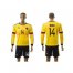 Colombia #14 Mojica Home Long Sleeves Soccer Country Jersey
