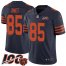 Nike Chicago Bears #85 Cole Kmet Navy Blue Alternate Youth Stitched NFL 100th Season Vapor Untouchable Limited Jersey