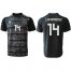 Mexico #14 J.Hernandez Black Soccer Country Jersey