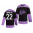Chicago Blackhawks #22 Ryan Carpenter Adidas Mens Hockey Fights Cancer Practice NHL Jersey Black