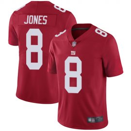Nike New York Giants #8 Daniel Jones Red Alternate Youth Stitched NFL Vapor Untouchable Limited Jersey