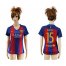 Womens Barcelona #15 Bartra Home Soccer Club Jersey