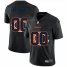 Chicago Bears Custom Mens Nike Team Logo Dual Overlap Limited NFL Jersey Black