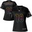 Nike Atlanta Falcons #18 Calvin Ridley Black Womens NFL Fashion Game Jersey