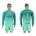 Barcelona #1 Ter Stegen Sec Away Long Sleeves Soccer Club Jersey