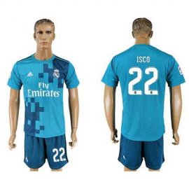 Real Madrid #22 Isco Sec Away Soccer Club Jersey