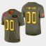Nike Texans Custom Mens Olive Gold 2019 Salute to Service NFL 100 Limited Jersey