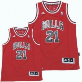 Youth Chicago Bulls #21 Jimmy Butler Red Revolution 30 Stitched NBA Jersey