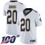 Nike New Orleans Saints #20 Janoris Jenkins White Youth Stitched NFL 100th Season Vapor Untouchable Limited Jersey
